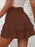 Ruffle Layered High Waist Casual Skort - Byyde