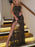 Zebra Print Maxi Dress with Side Slit - Byyde