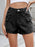 High Waist Cargo Denim Shorts - Byyde