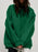 Round Neck Dropped Shoulder Long Sleeve Sweatshirt - Byyde