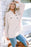 Collared Neck Half Button Long Sleeve Blouse - Byyde