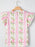 Floral Print Ruffled Sleeve Blouse - Byyde