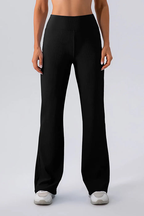 High Waist Straight Active Pants - Byyde
