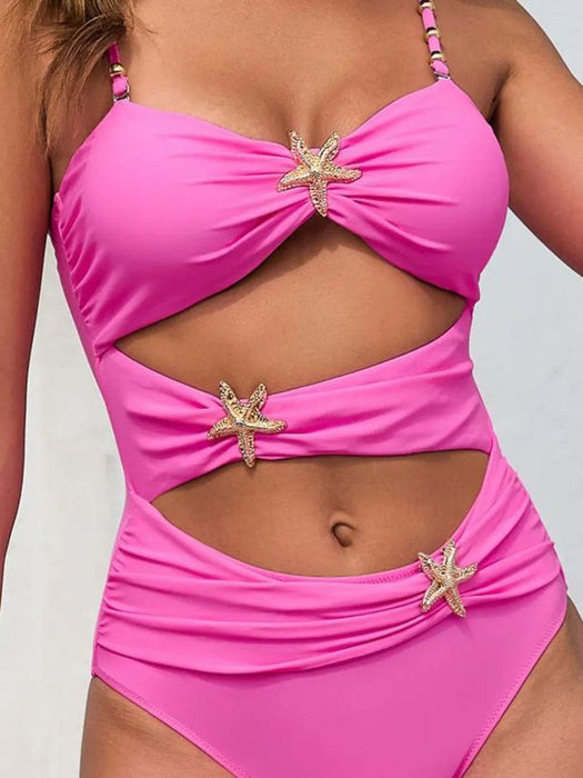 Cutout Spaghetti Strap One-Piece Swimwear - Byyde