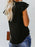 V-Neck Tie-Front Flutter Sleeve Blouse - Byyde