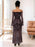 Off-Shoulder Long Sleeve Maxi Dress - Byyde