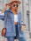 Button Up Long Sleeve Denim Jacket - Byyde