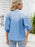Denim Bow Tie Puff Sleeve Top - Byyde