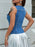 V-Neck Button-Front Denim Vest - Byyde