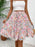 Floral Print Midi Skirt - Byyde