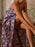 Printed Halter Neck Maxi Cami Dress - Byyde