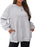 Oversized Long Sleeve Crewneck Sweatshirt - Byyde