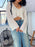 Ruffled Hem Tie-Front Cropped Cardigan - Byyde