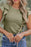 Ruffled Round Neck Textured Top - Byyde
