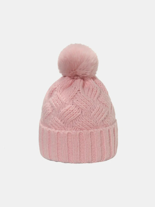 Roll Rim Cable-Knit Hat - Byyde