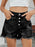 Distressed Raw Hem Denim Shorts - Byyde