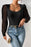 Eyelet Lace Long Sleeve Bodysuit - Byyde