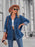 Button Up Long Sleeve Denim Jacket - Byyde