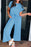 Ribbed Knit Round Neck Top and Pants Casual Set - Byyde