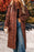 Pocketed Bubble Texture Long Sleeve Longline Winter Coat - Byyde