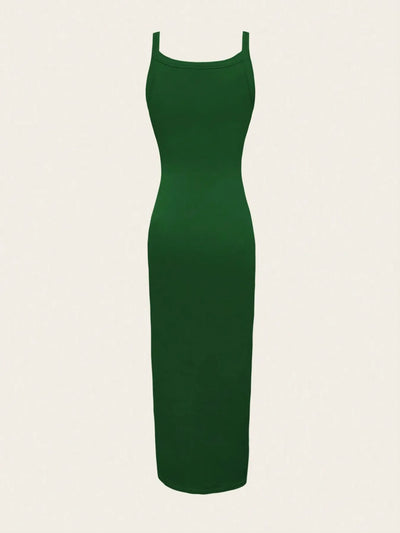 Scoop Neck Maxi Cami Dress - Byyde