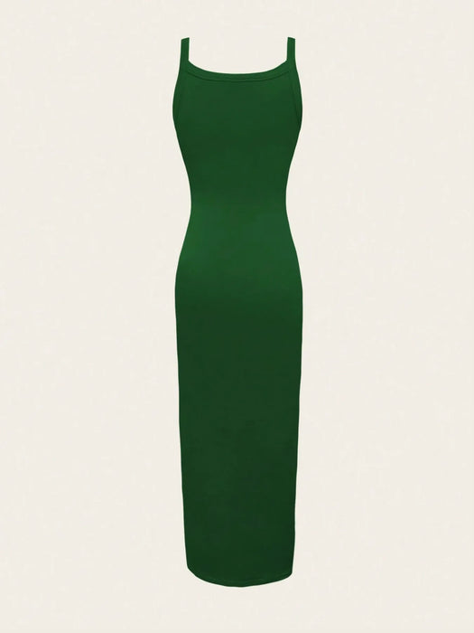 Scoop Neck Maxi Cami Dress - Byyde