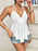 Eyelet Halter Neck Cami Top - Byyde