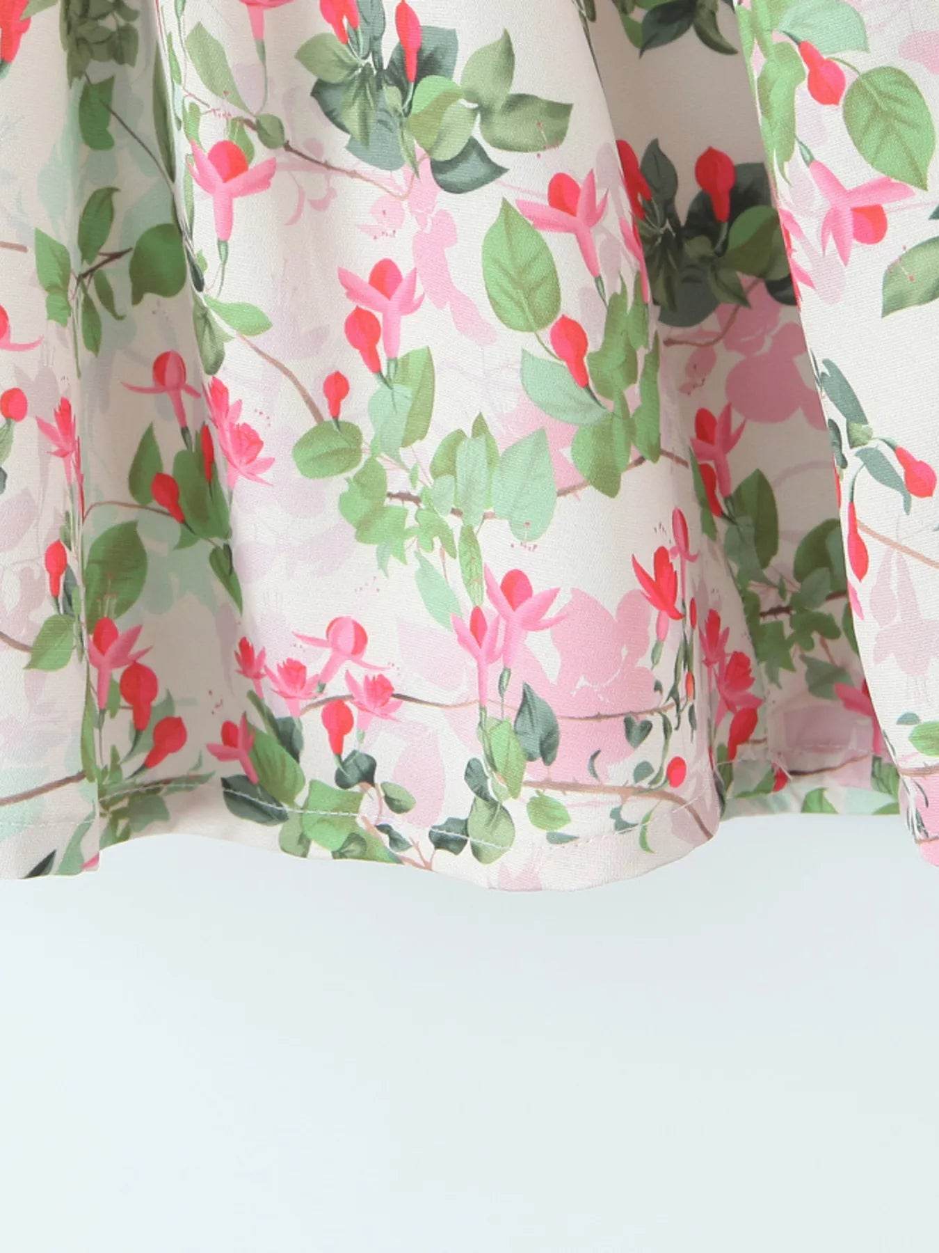 Floral Halter Neck Mini Dress - Byyde