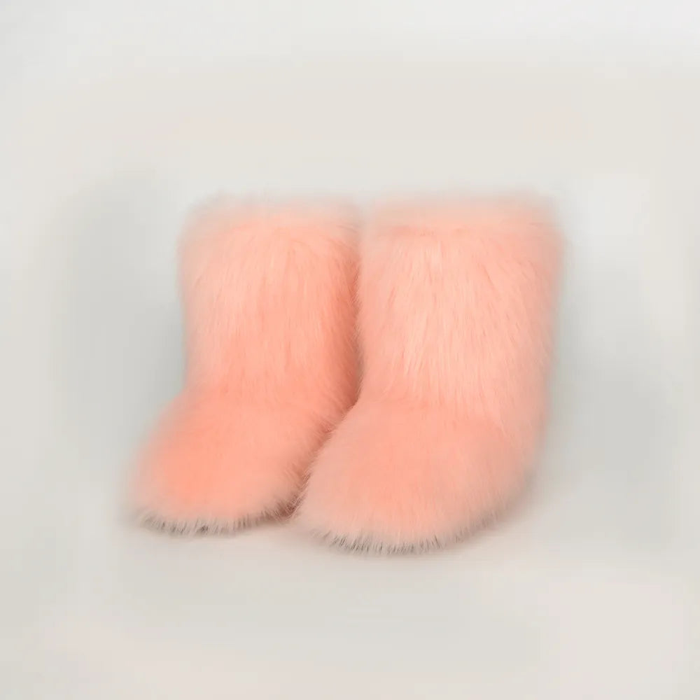 Thermal Fuzzy Platform Boots - Byyde