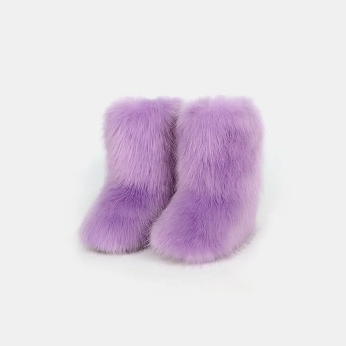 Thermal Fuzzy Platform Boots - Byyde