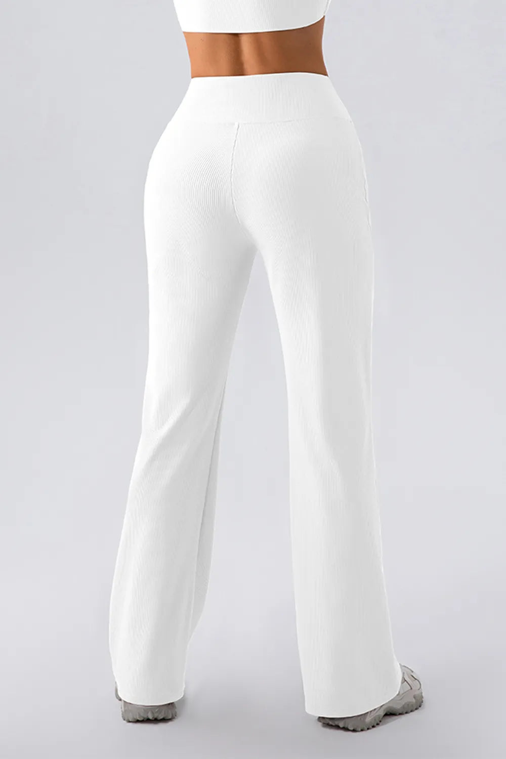 High Waist Straight Active Pants - Byyde