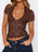 Lace Short Sleeve T-Shirt - Byyde