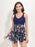 Printed Wide Strap Two-Piece Swim Set - Byyde