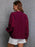 Crochet Tassel Tie Neck Long Sleeve Blouse - Byyde