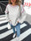 Contrast Trim Oversized Sweatshirt - Byyde