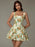 Floral Sleeveless Mini Pleated Dress - Byyde
