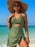 Cutout Printed Halter Neck One-Piece Swimwear - Byyde