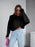 Boat Neck Drop Shoulder Sweater - Byyde