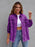 Distressed Drop Shoulder Denim Jacket - Byyde
