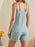 Lace-Trimmed Ribbed Cami and Shorts Lounge Set - Byyde
