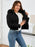 Pocketed Long Sleeve Cropped Hooded Winter Coat - Byyde