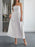 Strapless A-Line Midi Dress with Pockets - Byyde