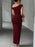 Textured Single Shoulder Bodycon Maxi Dress - Byyde