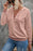Lace Up Long Sleeve Hoodie - Byyde