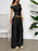 One Shoulder Top and Wide Leg Pants Set - Byyde