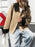 Color Block Button-Up Casual Jacket - Byyde
