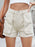 High Waist Utility Pocket Denim Shorts - Byyde