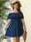 Off-Shoulder Ruffle Summer Dress with Elastic Waist - Byyde