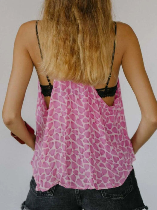 Printed Scoop Neck Tank - Byyde