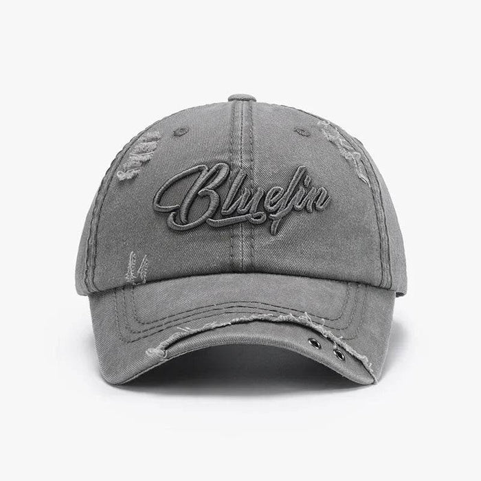 Embroidered Letter Cotton Baseball Cap - Byyde